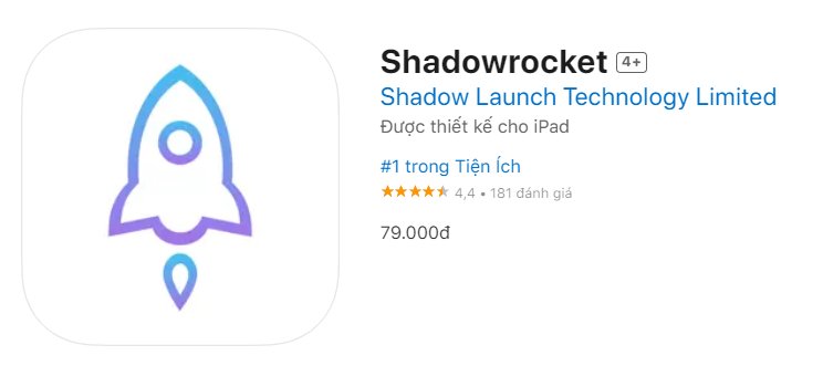 Chia Sẻ Tài Khoản ID Apple Shadowrocket – An Toàn, Hiệu Quả, Không Giới Hạn!
